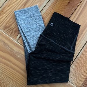 Lululemon | High Rise Dark Gradient Leggings | Size: 2 31inches long